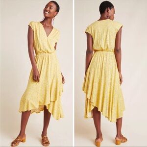 Anthropologie Maeve Fete Dress Midi Size XS